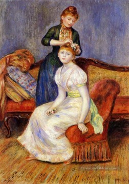  Renoir Art - la coiffure Pierre Auguste Renoir